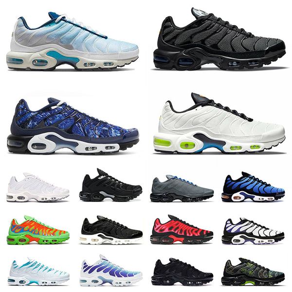 

tn plus requin running shoes for mens terrascape designer reflective black grey midnight navy blue fury multi sports sneakers trainers size
