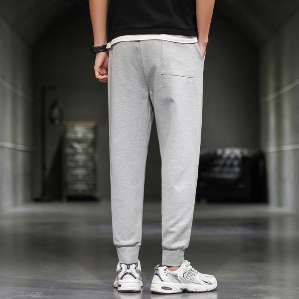 

men's pants 2021 summer boys' casual sports trend versatile korean version handsome young high school students, Black