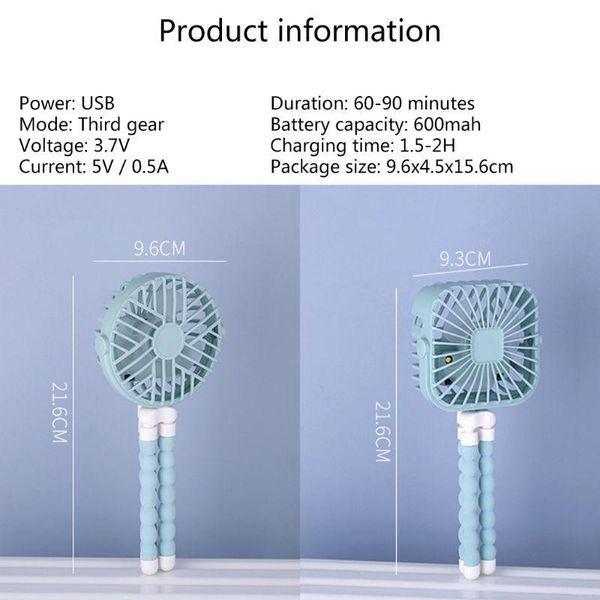 

electric fans portable cool fan mini usb 3-speed 3 blades quiet summer deskoffice