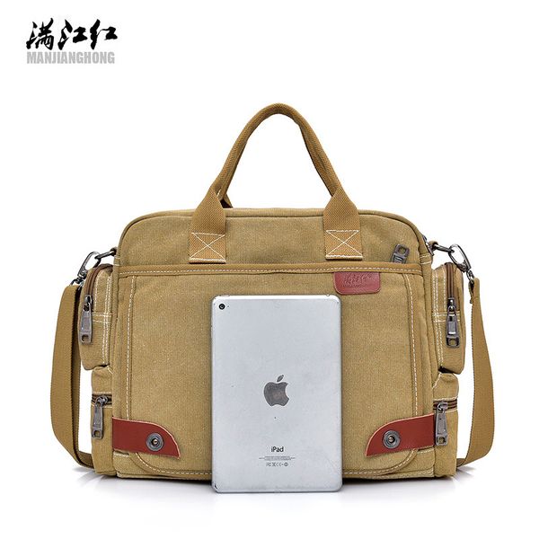 

factory wholesale 2020 korean style portable canvas bag fashion classic travel sling bag crossbody mens bag foreign trade cross-border