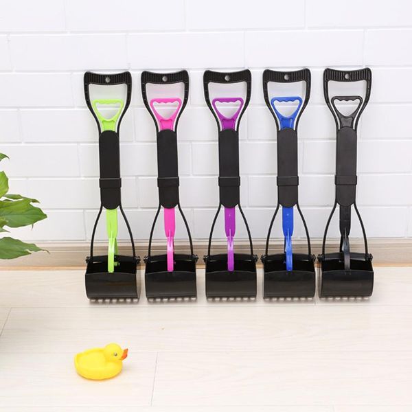 

pet pooper scooper long handle dog cat waste picker jaw poop scoop pick up clean cleaning supplies travel & outdoors