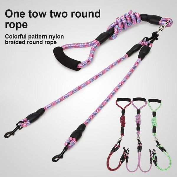 

dog collars & leashes puppy wave pattern traction rope detachable walking neck belt pet supplies leads