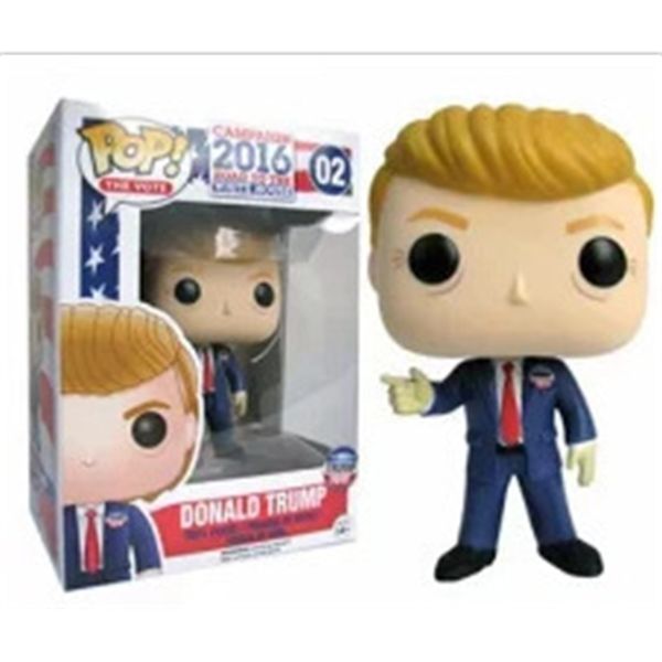 

nine states funko pop q version #02 trump hand doll ornaments