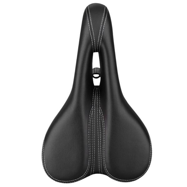 

bike saddles simple mountain saddle practical seat cushion comfortable riding for outdoor outside (black)