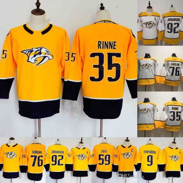 

lady and youth nashville predators jersey 9 filip forsberg 35 pekka rinne 59 roman josi 76 p.k subban 92 ryan johansen hockey jerseys, Black