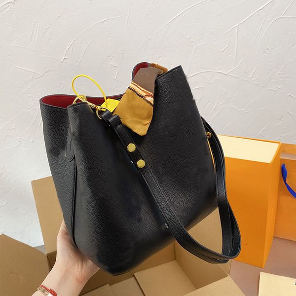 

drawstring bucket bag single shoulder womens bags zipper inner handbag old flower package color microfiber adhesive lining