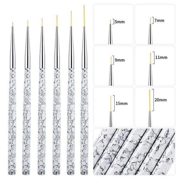 

nail art kits 3pcs rhinestone handle manicure tool uv gel brush liner painting pen acrylic drawing for nails gradient