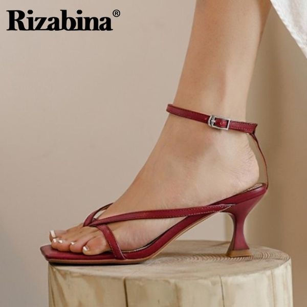 

women sandals shoes fashion ankle metal buckle special heels high-quality real leather footwear size 33-40, Black