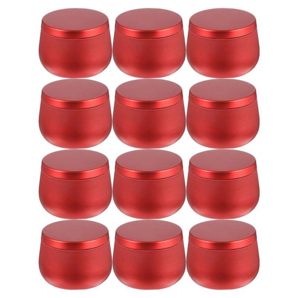 

storage bottles & jars 12pcs tinplate round sealed candies packaging boxes party favors