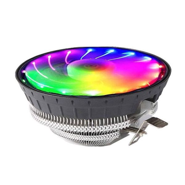

fans & coolings pc case 1800rpm rgb led 3pin silent cpu cooling fan fror inter 775/1366/1156/1155/1151/1150 amd754/939/940/am2/am2+/am3