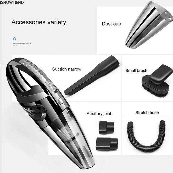 

vacuum cleaner 120w fast charge vehicle mounted wireless portable auto small hand-held car home use cleaning tool