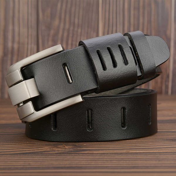 

elling designer new belt male leather men strap genuine luxury pin buckle s for cummerbunds ceinture homme, Black;brown