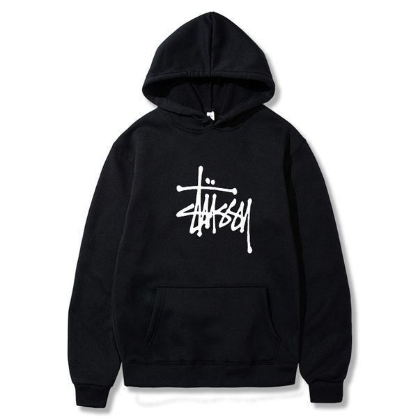 

hoodies2020 fashion hooded casual loose pattern hip hop pullover, Black