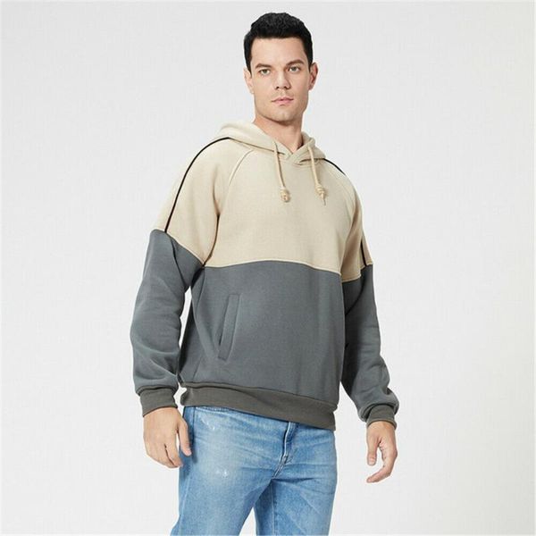

men's hoodies & sweatshirts mens fleece hoodie sports workout sweater sweatshirt hip hop fashion warm coat, Black