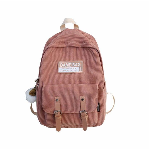 

fashion corduroy backpack school bag casual college daypack rucksack for teenage x5xa bags