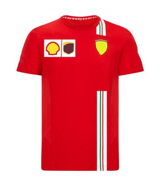 T-shirt da corsa F1 stagione 2021 Uniforme estiva della squadra di Formula 1 manica corta estiva 193g