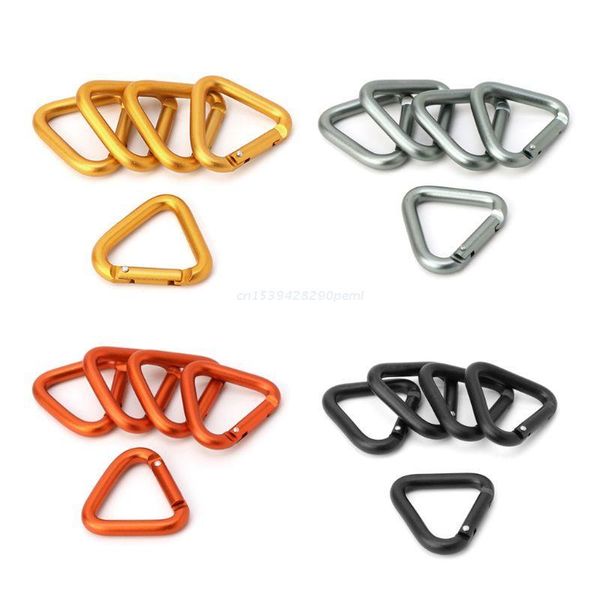

cords, slings and webbing triangle carabiner outdoor camping hiking keychain snap clip hook kettle buckle dropship