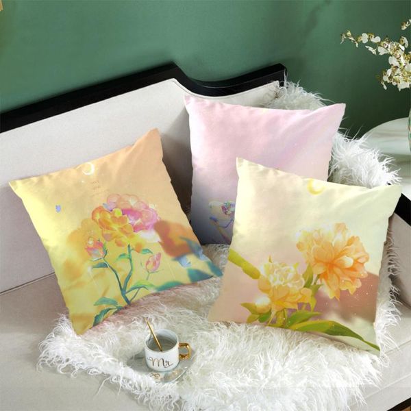 

cushion/decorative pillow multiple colors single side peach skin cushion covers throw sofa bed decorative livingroom pillows case home decor