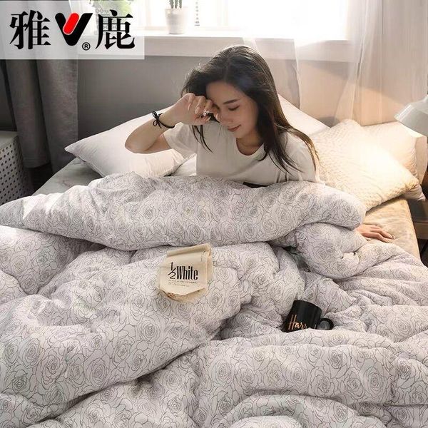 

comforters & sets graspdream twin/king/full size patchwork thick warm quilt duvet bedroom luxury spring&autumn blanket quilting bedding comf