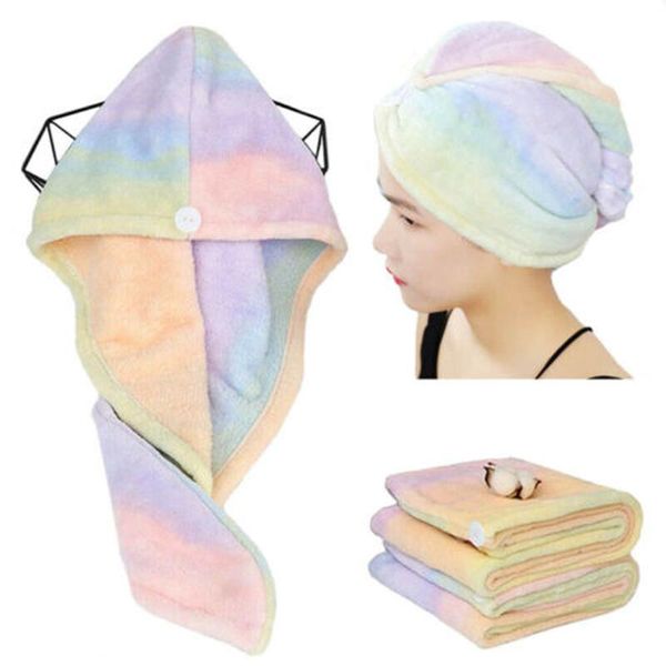 

towel microfiber bath hair dry quick drying lady soft shower for woman man turban head wrap bathing tools#g35