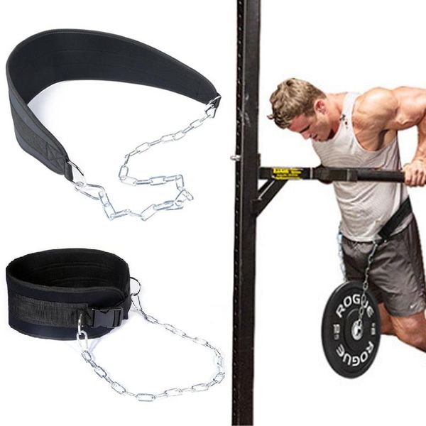 

resistance bands weight lifting belt with chain fitness equipment dip pull up for powerlifting bodybuilding kettlebell barbell gym