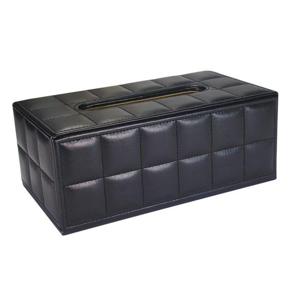 

tissue boxes & napkins solid rectangle living room holder cover napkin case office table bathroom box home faux leather storage bedroom eleg