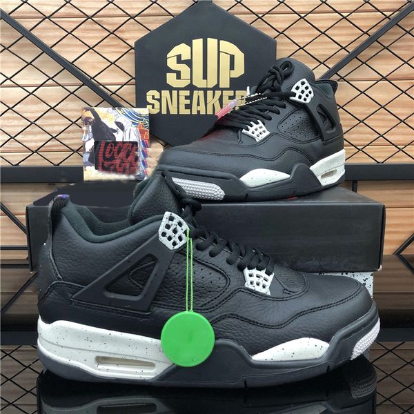 

men women 4s basketball shoes black cat cactus jack universitys blue union oreo 4 sneakers tech white cement sail kaws luxury designers trai