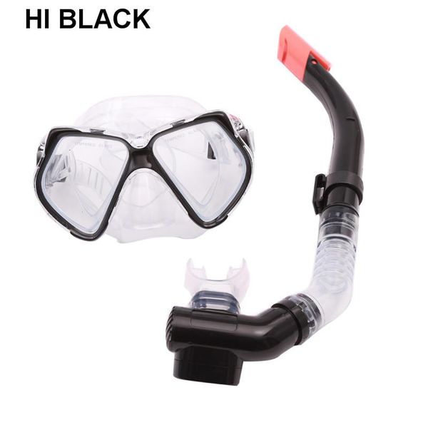 

semi-dry diving goggles swimming mask with snorkel scuba divingunderwater breathing tube set masks