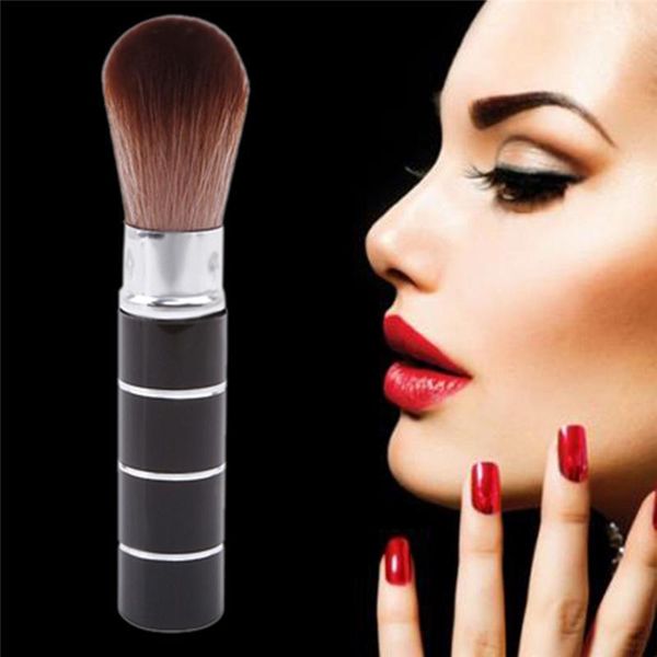 

storage bottles & jars fashion mini soft makeup brush retractable pro foundation cosmetic brusher face powder brushes beauty tools