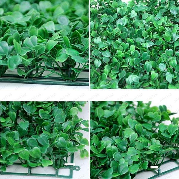 

decorative flowers & wreaths 10" square shape artificial encryption plastic grass mat simulation fake plant lawn 25 x 25cm turf for hom