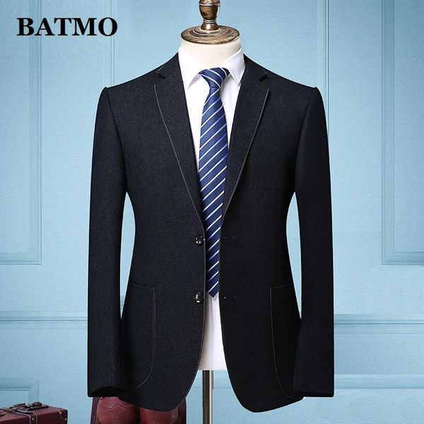 

men's suits & blazers batmo 2021 arrival single breasted casual blazer men,fashion jacketa men,plus-size 886, White;black