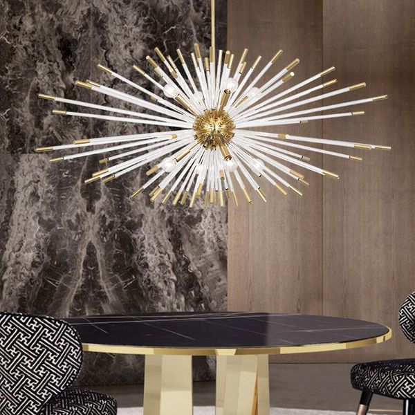 

chandeliers creative led chandelier for living dining room modern glass hanging lamp luxury home decor light fixture gold kitchen lustre