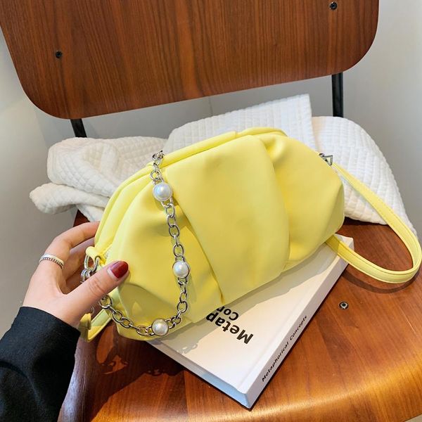 

evening bags pearl women's bag small lady crossbody for women 2021 simple clouds candy colors shoulder fashion messenger