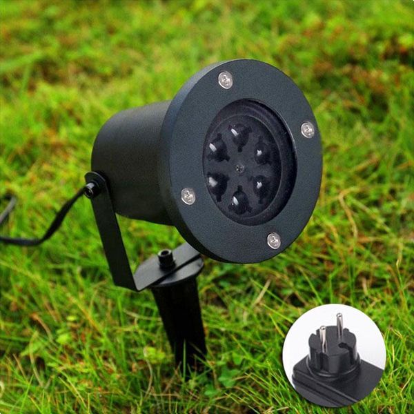 

party decoration xmas snowflake lamp laser landscape project house outdoor led light waterproof for yard