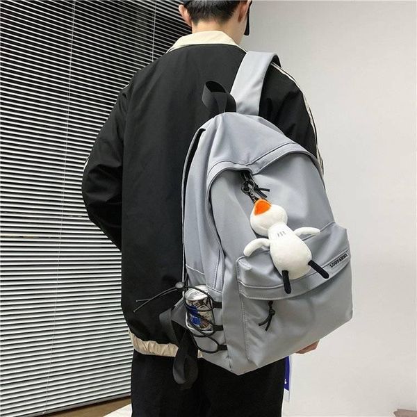 

backpack large capacity schoolbag 2021 middle and high school students campus korean fashion trend leisure travel