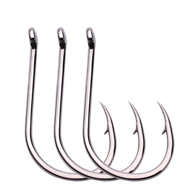 

fishing hooks 80% 200pcs strong carbon steel sharp single fish bait tackle tool