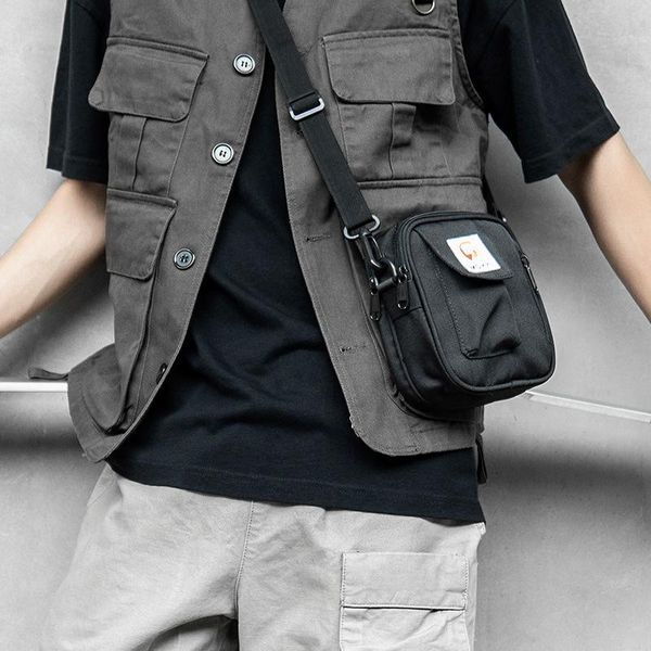 

waist bags inschao brand backpack men's single shoulder messenger bag leisure trend small versatile mini postman