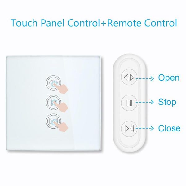 

smart home control tuya life rf wifi curtain blinds roller shutter switch google alexa echo voice app timer
