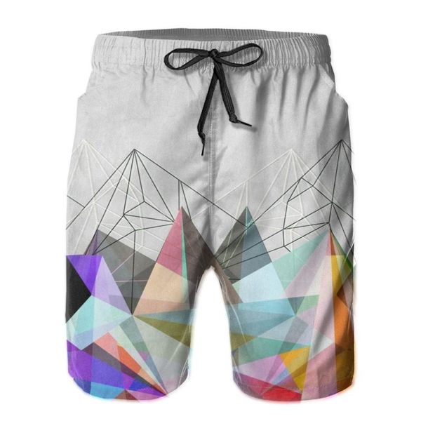 

men's shorts men sweatpants colorflash surfing beach board swim trunks sport quick dry mesh casual short for boy, White;black