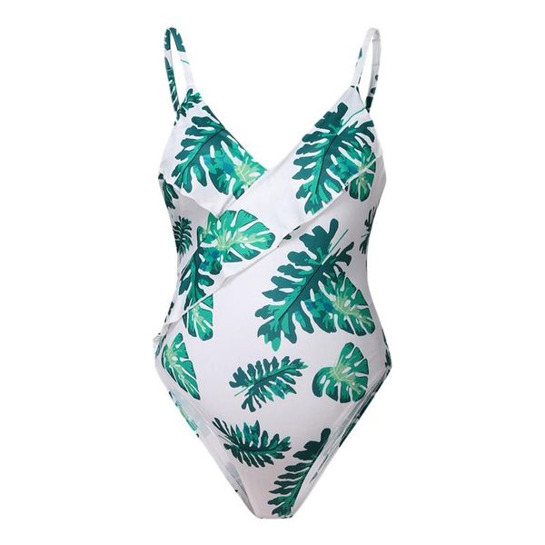 

maternity swimwear womens one piece off shoulder ruffles floral summer flounce swimsuits pregnancy beachwear one-piece suits