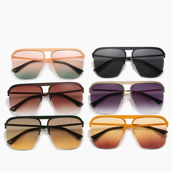 

2021 summer luxury women square sunglasses oversized original brand design sun glasses female men fashion travel beach shades eyewear uv400, White;black