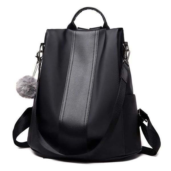 

backpack anti-theft shoulder bag women's 2021 korean version of nylon large-capacity college casual shopping multi-functional