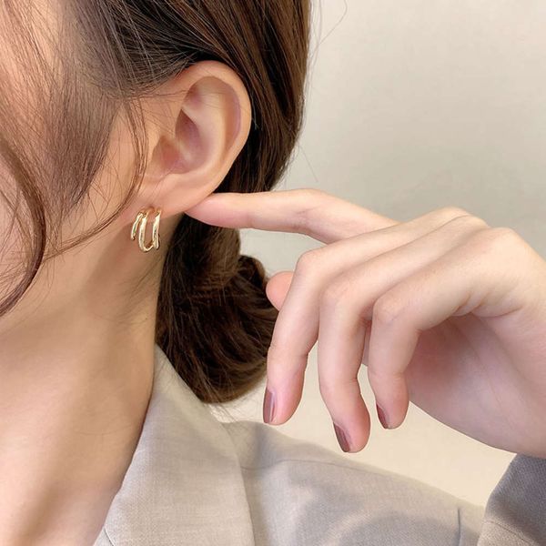 

fashion metal earrings version style cool temperament women