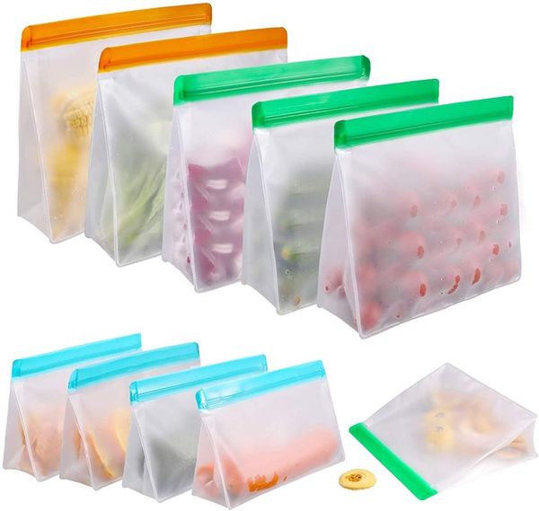 

storage bags 2021 peva fresh fruit bag transparent household refrigerated food