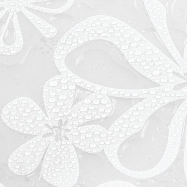 

shower curtains flower printed peva waterproof mildew resistant curtain liner with hanging hooks bathroom decor accessory