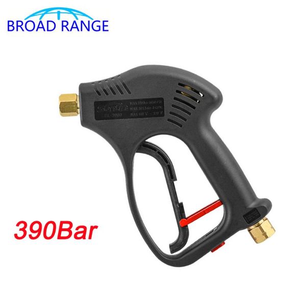 

car washer 5650psi high pressure copper water gun g1/4 & g3/8 adaptor total brass ceramic valve core cleaing shop accessory