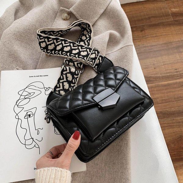 

evening bags women's 2021 fashion wide belt pouch single1