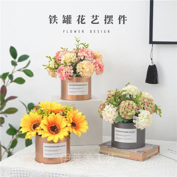 

decorative flowers & wreaths nordic ins fake flower home furnishings for master bedroom simple dining table decoration silk floriculture orn