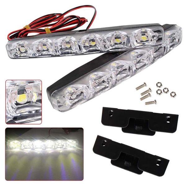

car led lights 6 day driving lamp 931lm dc 12v drl ppc + aluminum alloy emergency