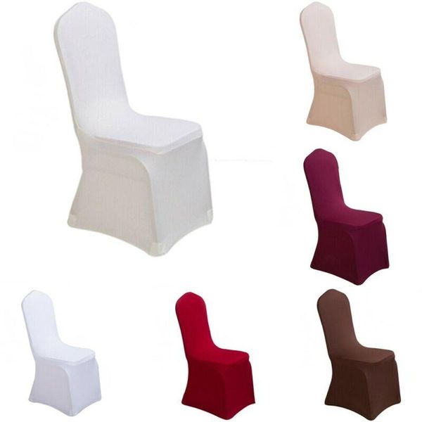 

polyester spandex folding chair cover flat covers wedding party banquet decor